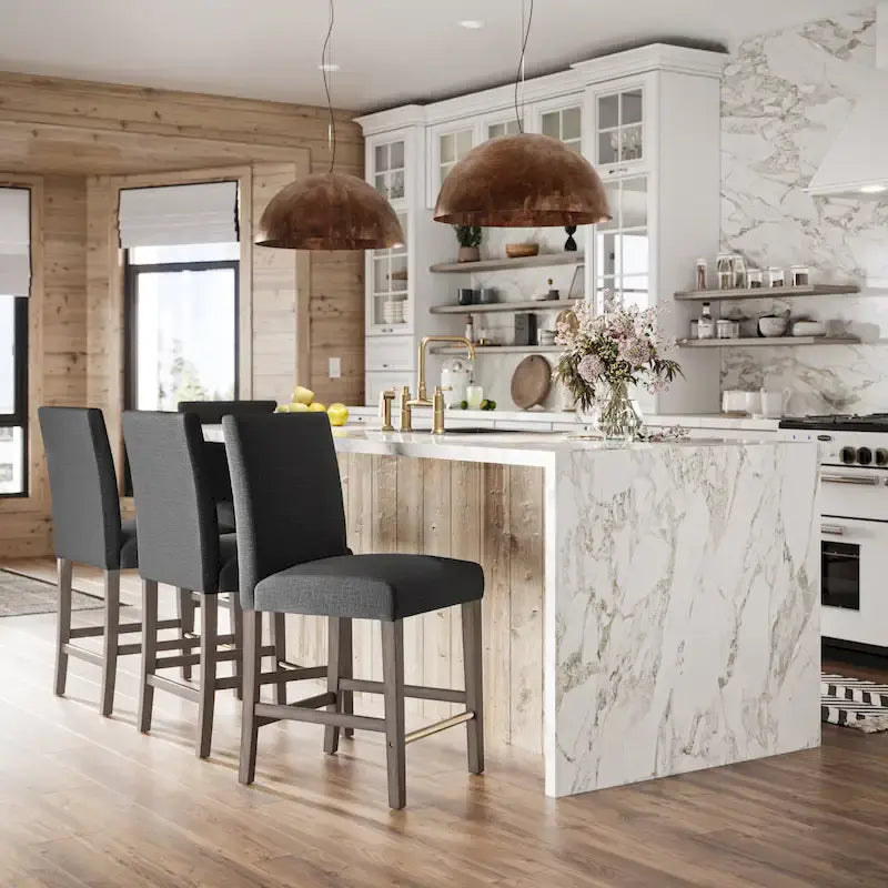 Laura Upholstered 25 Counter Height Bar Stool