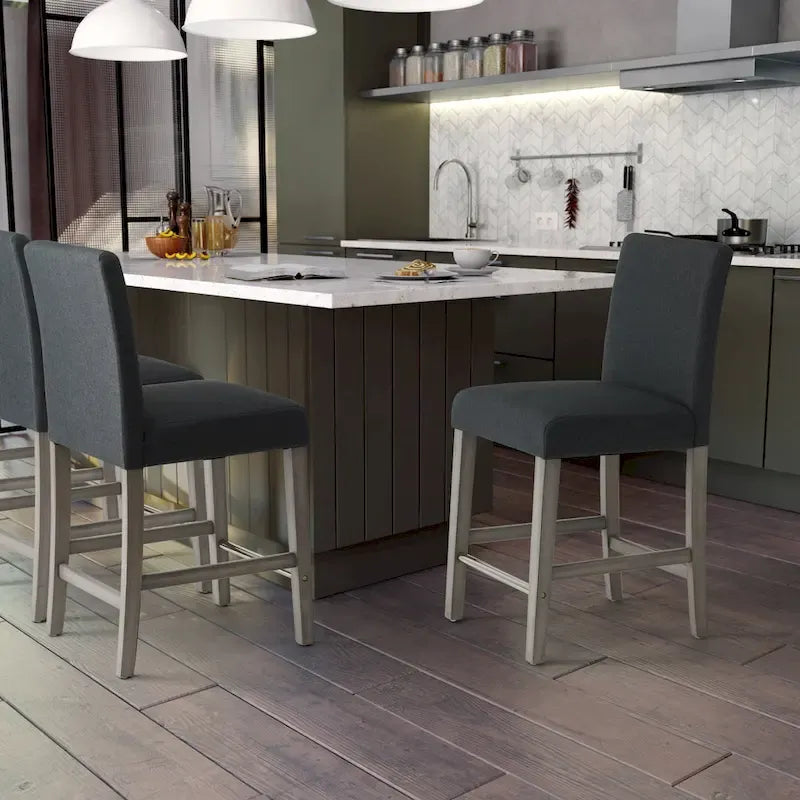 Laura Upholstered 25 Counter Height Bar Stool