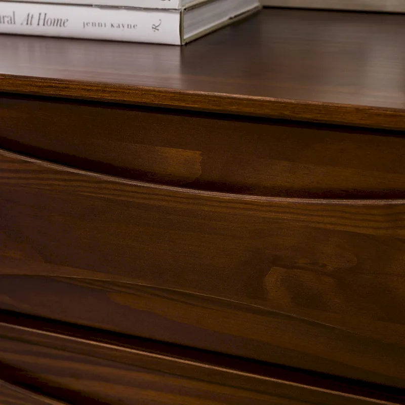 Middlebrook Designs Mid-Century 5-Drawer Solid Wood Dresser