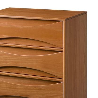 Middlebrook Designs Mid-Century 5-Drawer Solid Wood Dresser