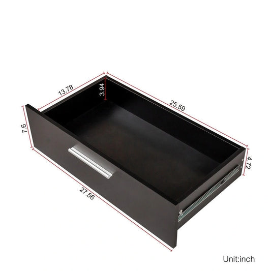 Space-saving 8-Drawer Double Dresser