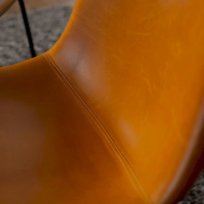 Middlebrook Prusiner Faux Leather Dining Chair (Set of 2)