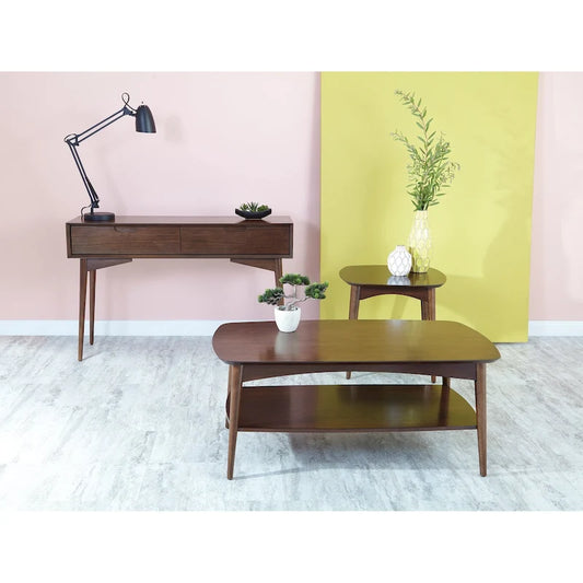 Mid Century Copenhagen Coffee Table in Walnut Finish