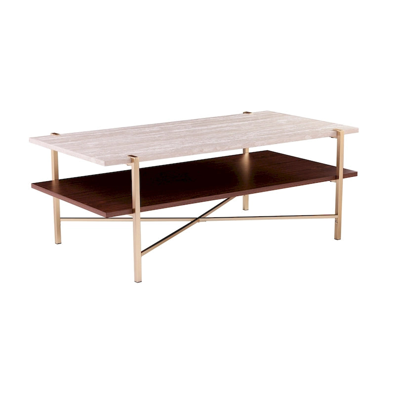SEI Furniture Aldea Rectangular Coffee Table w/ Storage