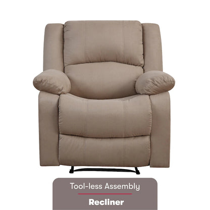 Relax A Lounger Porter Microfiber Manual Recliner by iLounge