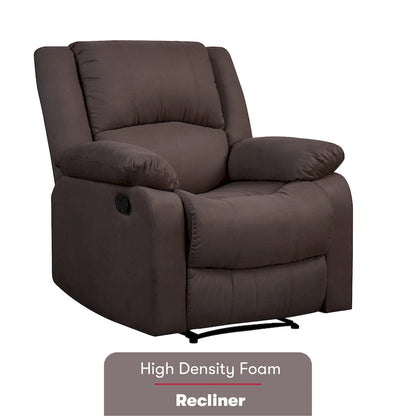 Relax A Lounger Porter Microfiber Manual Recliner by iLounge