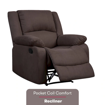 Relax A Lounger Porter Microfiber Manual Recliner by iLounge
