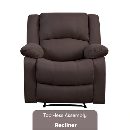 Relax A Lounger Porter Microfiber Manual Recliner by iLounge