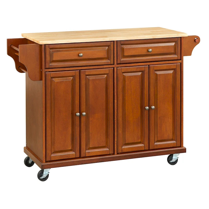 Simple Living Georgia Rolling Kitchen Cart
