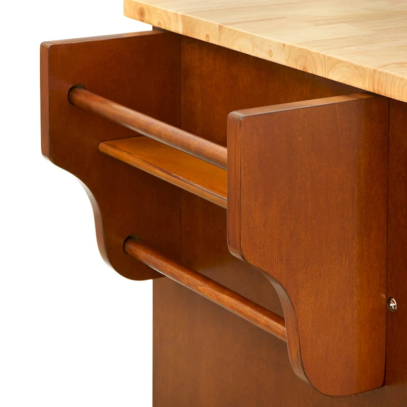 Simple Living Georgia Rolling Kitchen Cart