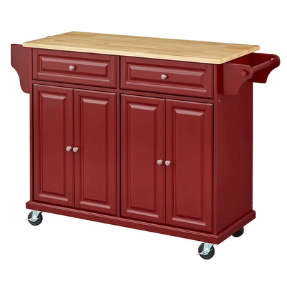 Simple Living Georgia Rolling Kitchen Cart