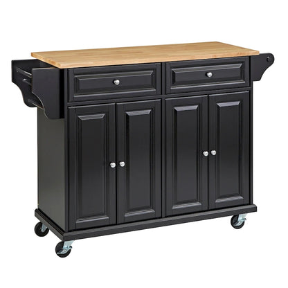 Simple Living Georgia Rolling Kitchen Cart