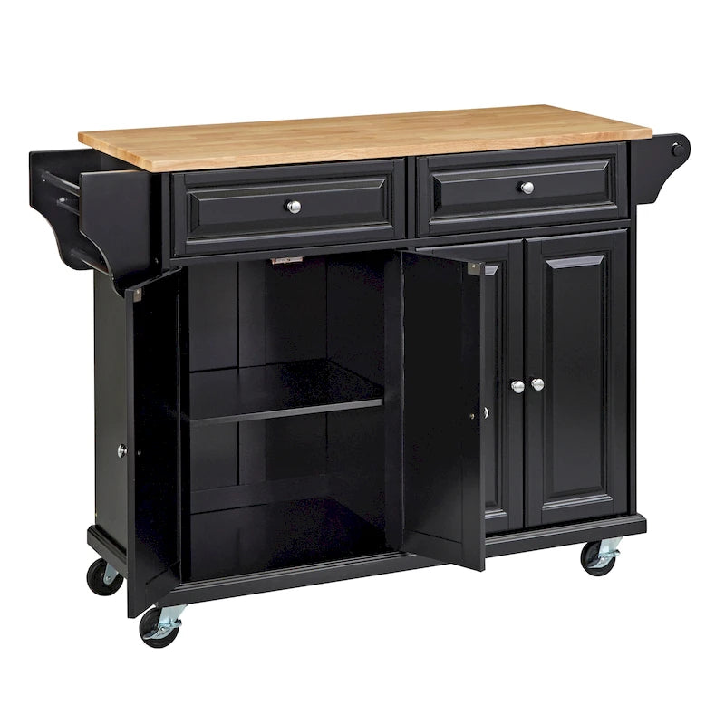 Simple Living Georgia Rolling Kitchen Cart