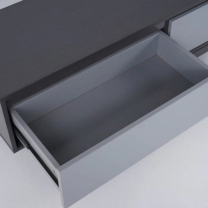 Extendable 118 Modern TV Stand with 3 Spacious Drawers, Adjustable Length Media Console for Living Room