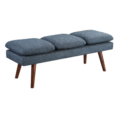 Amanda 54 Mid-Century Bench
