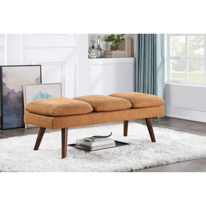 Amanda 54 Mid-Century Bench