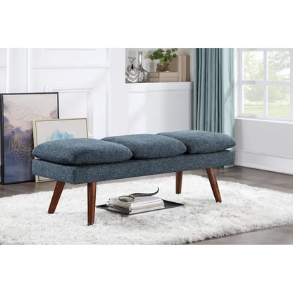 Amanda 54 Mid-Century Bench