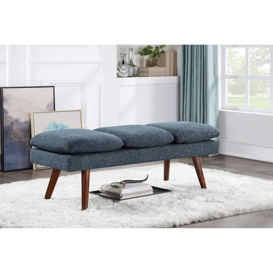 Amanda 54 Mid-Century Bench