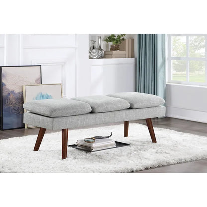 Amanda 54 Mid-Century Bench