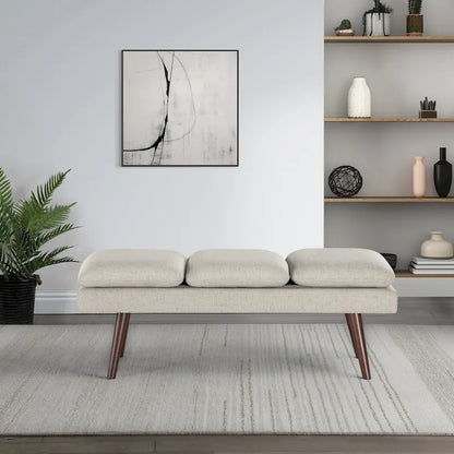 Amanda 54 Mid-Century Bench