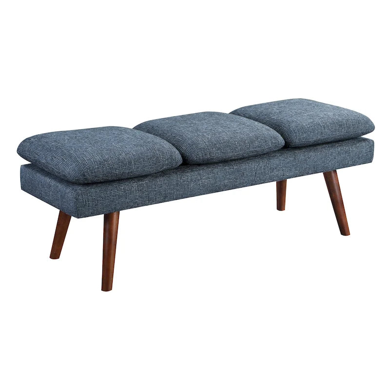 Amanda 54 Mid-Century Bench