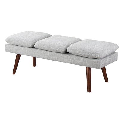 Amanda 54 Mid-Century Bench