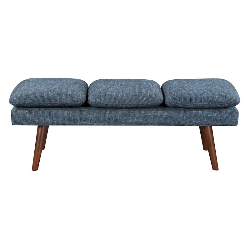 Amanda 54 Mid-Century Bench