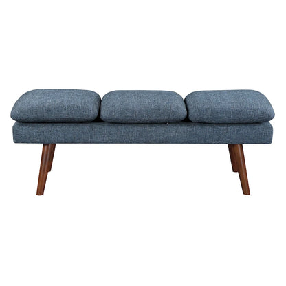Amanda 54 Mid-Century Bench