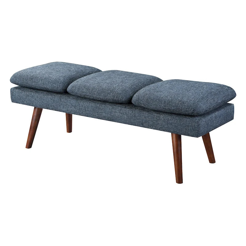 Amanda 54 Mid-Century Bench