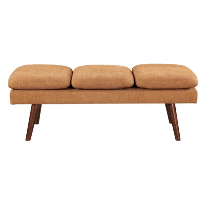 Amanda 54 Mid-Century Bench