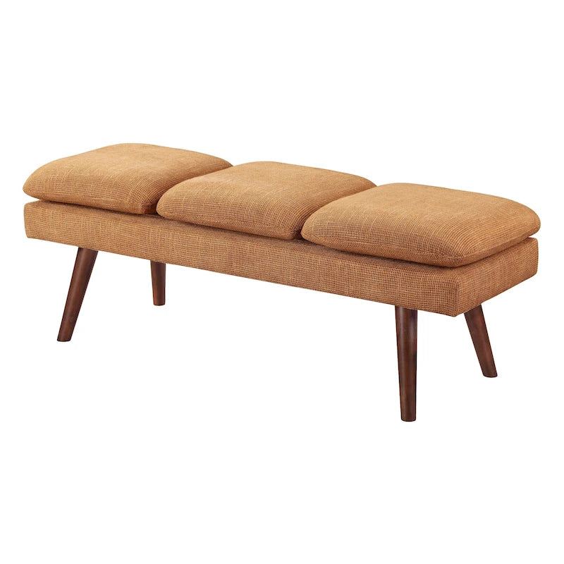 Amanda 54 Mid-Century Bench