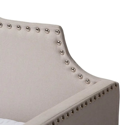 Contemporary Twin Size Daybed with Roll Out Trundle Guest Bed