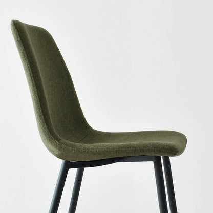 Modern Fabric Upholstered Dining Chairs (Set of 4) - 34x18x18