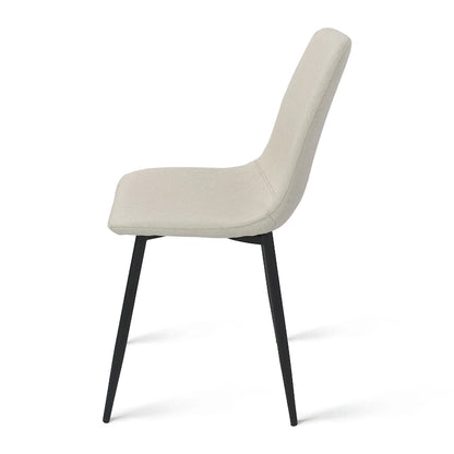 Modern Fabric Upholstered Dining Chairs (Set of 4) - 34x18x18