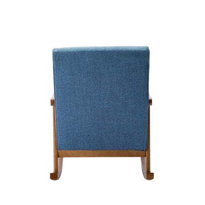 Porthos Home Hayes Fabric Rocking Accent Chair with Rubberwood Legs