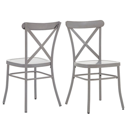 Pompey Metal Dining Chairs (Set of 2) by iNSPIRE Q Classic