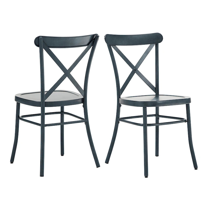 Pompey Metal Dining Chairs (Set of 2) by iNSPIRE Q Classic