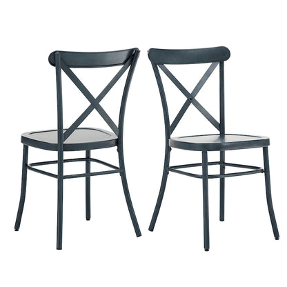Pompey Metal Dining Chairs (Set of 2) by iNSPIRE Q Classic