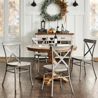 Pompey Metal Dining Chairs (Set of 2) by iNSPIRE Q Classic