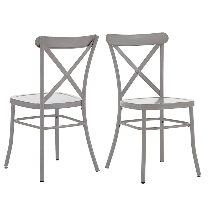 Pompey Metal Dining Chairs (Set of 2) by iNSPIRE Q Classic