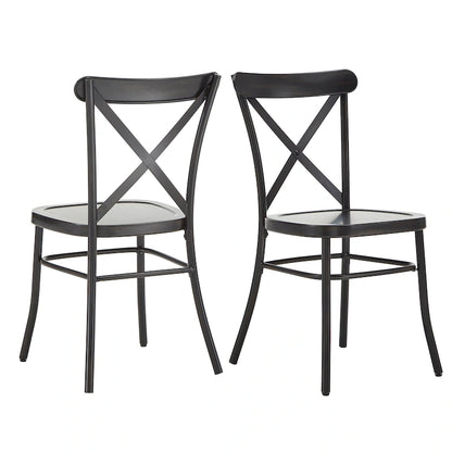 Pompey Metal Dining Chairs (Set of 2) by iNSPIRE Q Classic