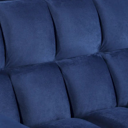 Classic 55 Width Pull Out Tufted Convertible Loveseat Sleeper Sofa Bed - 55W x 68L x 20H