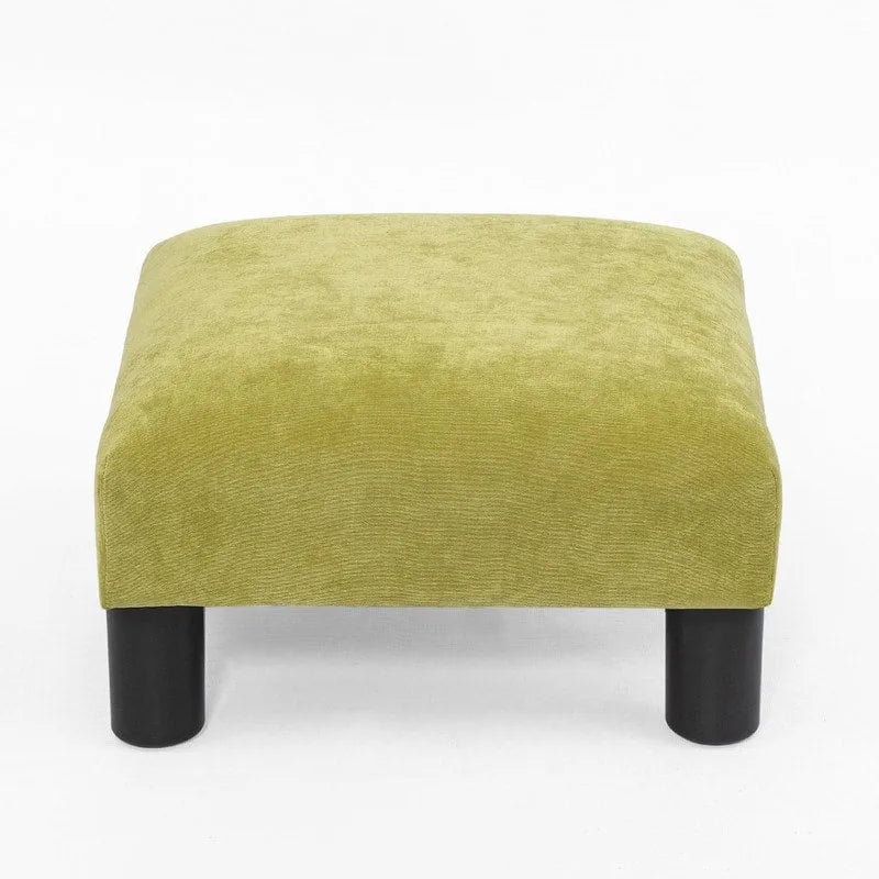 Adeco Ottoman Upholstered Fabric Footrest Pet Steps Dog Stair Stool