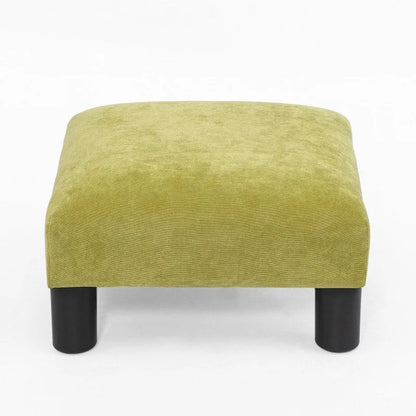 Adeco Ottoman Upholstered Fabric Footrest Pet Steps Dog Stair Stool