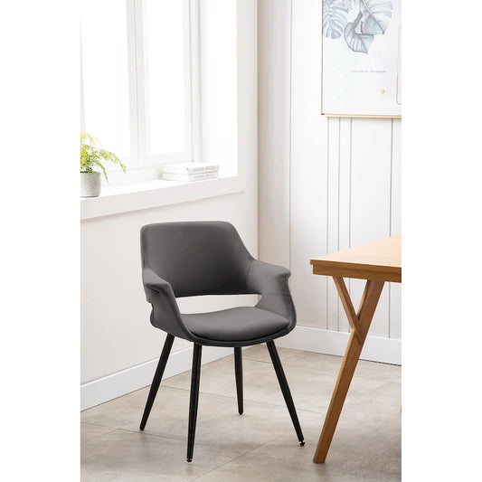 Porthos Home Fulco Velvet Mid-century Dining Chair