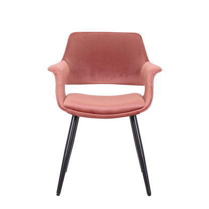 Porthos Home Fulco Velvet Mid-century Dining Chair