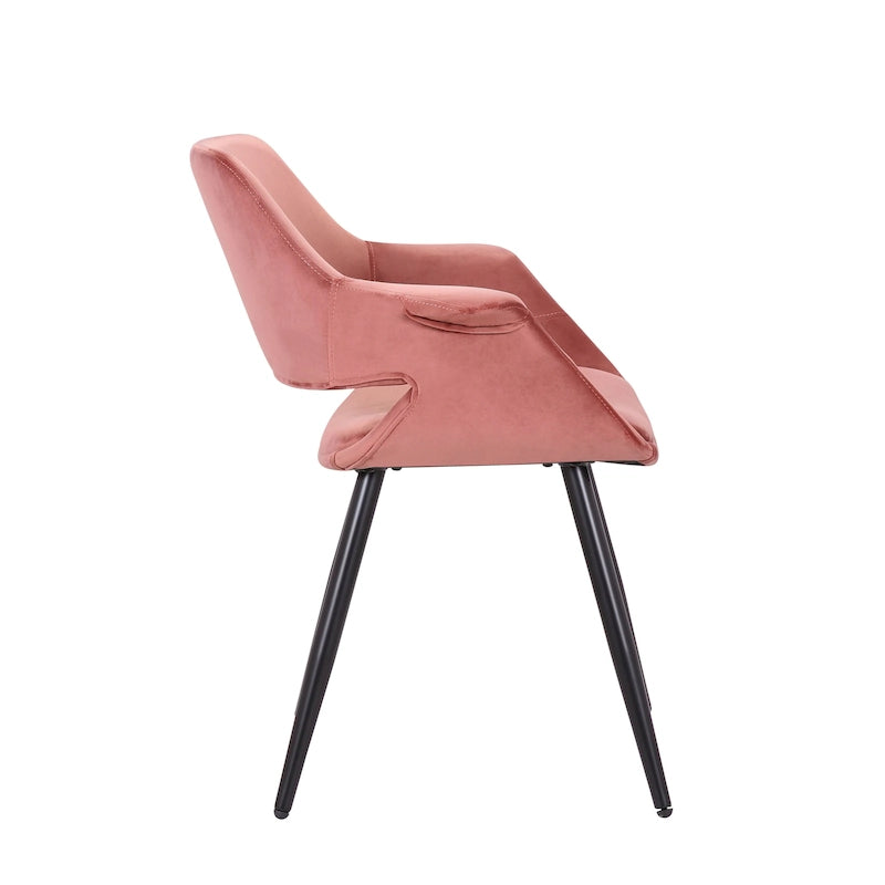 Porthos Home Fulco Velvet Mid-century Dining Chair