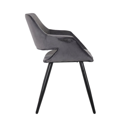 Porthos Home Fulco Velvet Mid-century Dining Chair