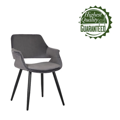 Porthos Home Fulco Velvet Mid-century Dining Chair