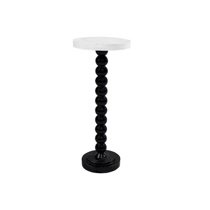 COZAYH Pedestal Small Drinking Table, Contemporary Side Table